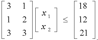 LP matrix algebra
