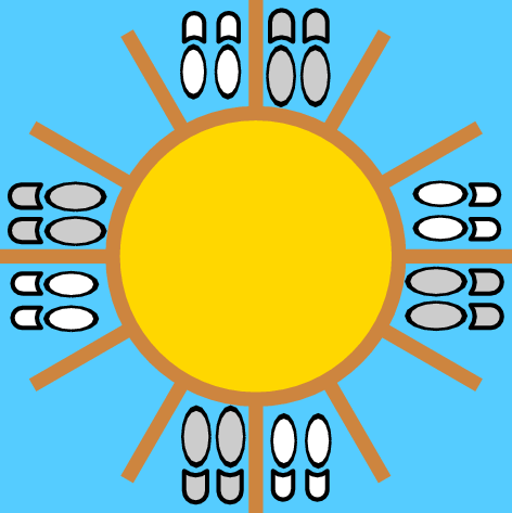 Square dance logo