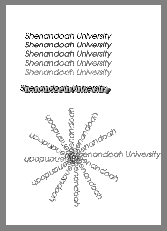 Font experiments